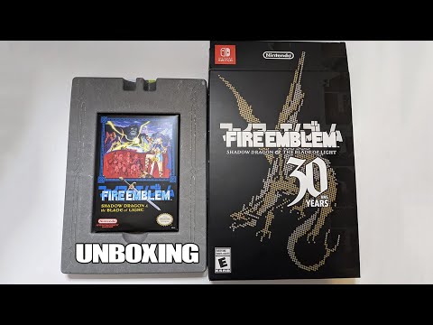 Fire Emblem 30th Anniversary unboxing
