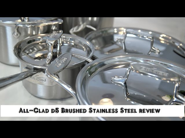 All-Clad D5 Stainless® Brushed 10 Piece Aluminum Cookware Set & Reviews