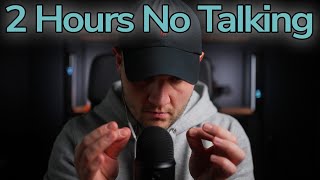 ASMR 2 Hours of Hand Sounds & Tapping - No Talking Just Sounds