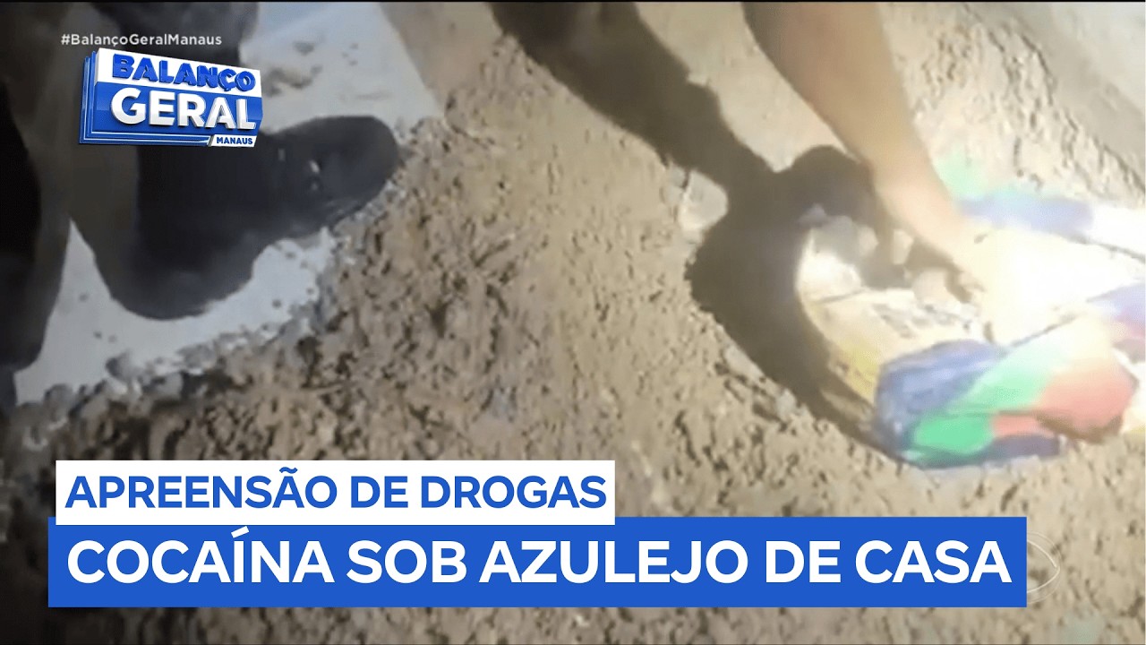 ROCAM apreende entorpecentes enterrados em casa abandonada na zona norte de Manaus (AM)