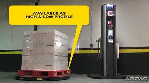 Arpac Pro Elite Low Profile Wrap N Weigh Semi Automatic Pallet Stretch Wrapper