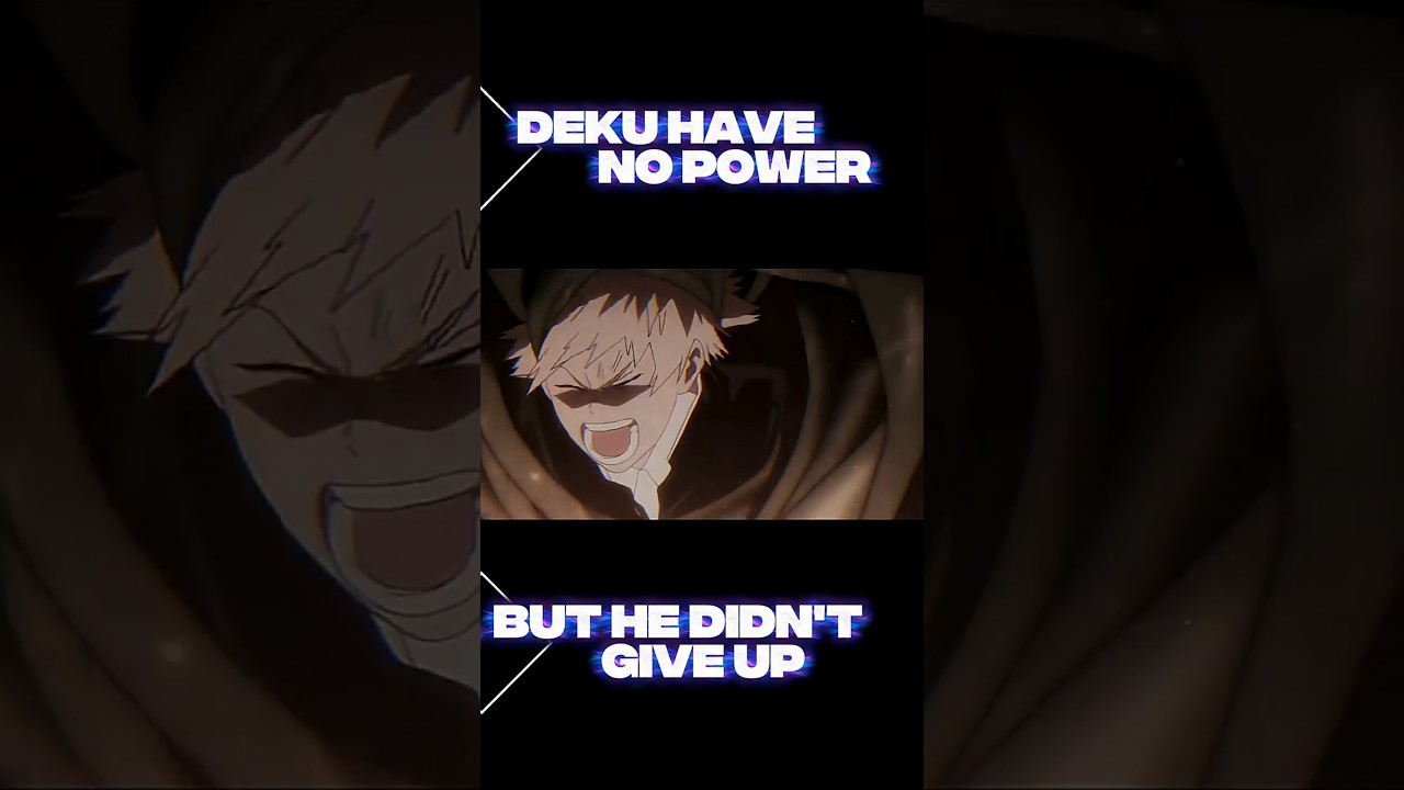 Midoriya Save Bakugo. My Hero Academy. Season 1. Deku Journy Started From.  Almight Socked!