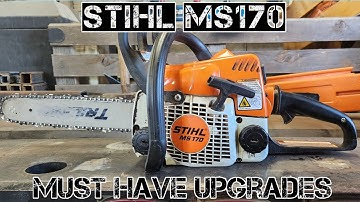 Stihl MS170 | Cheap Must Have Upgrades | Huge Improvements #stihl