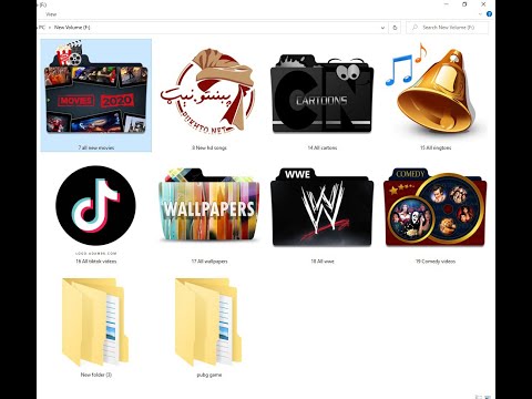 How to change folder icon Permanently / Customize Movies  folder For every