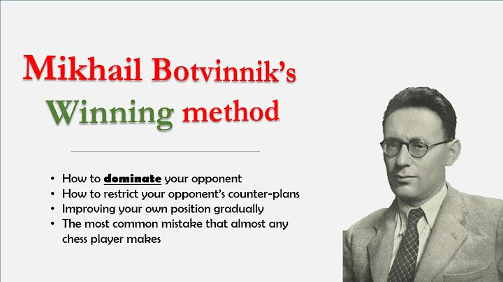 Mikhail Botvinnik's winning method