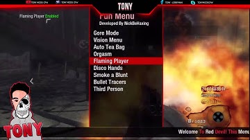 [BO1/1.13] Red Devil SPRX Mod Menu + FREE DOWNLOAD !