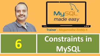 MySQL Tutorials : Constraints in SQL : Lesson-6 #sql #mysql #database