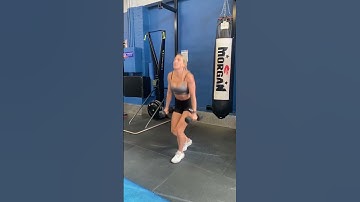 Dumbbell split jumps
