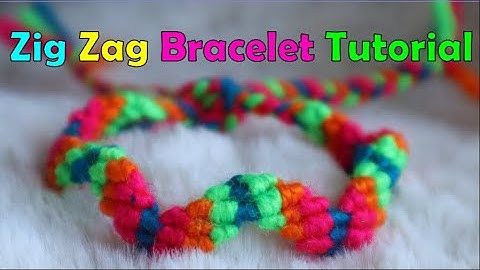 Zig Zag Bracelet Tutorial, Learn How to Make Friendship Bracelets