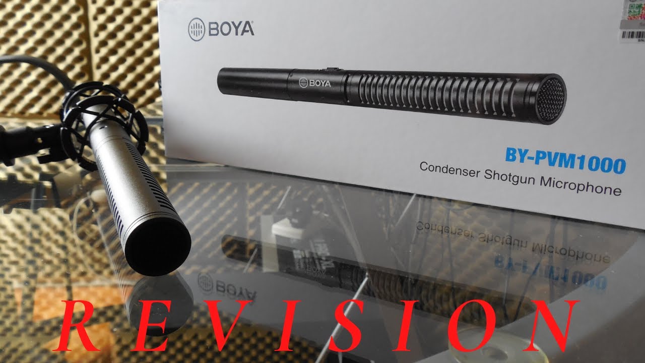 Microfono shotgun Boya PVM1000 (revision y prueba) YouTube