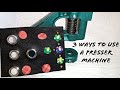 How to use a pearl machine for eyelets,bead and cover button