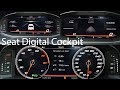 Seat VIRTUAL COCKPIT Test / Das neue digitale Cockpit für Seat, Skoda und Co. [4K] - Autophorie
