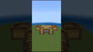Wooden House Build in Minecraft Tutorial Timelapse #minecraft #shorts #viral
