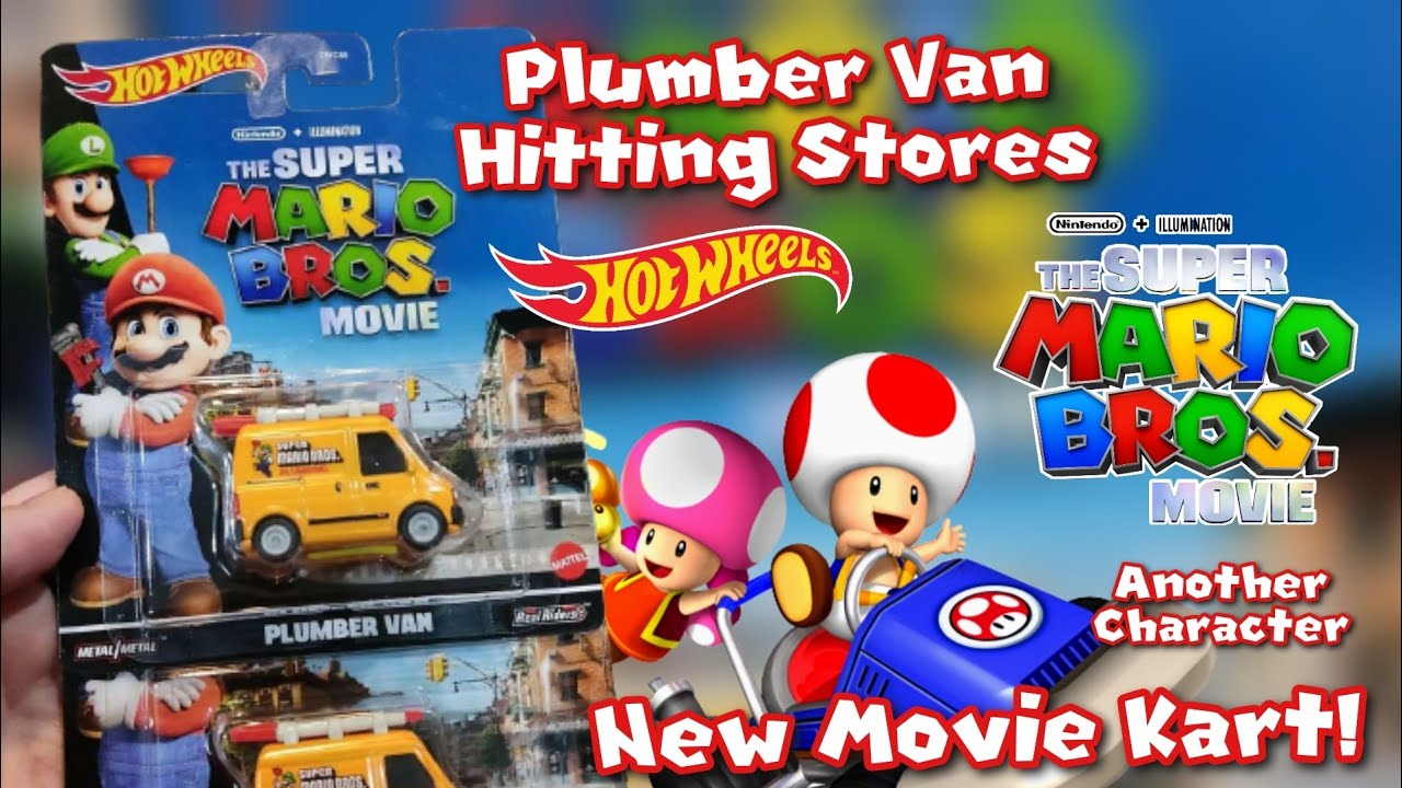 New Mario Movie Hot Wheels Kart & Plumber Van is Hitting Stores YouTube