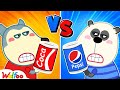 🔴 LIVE: Red vs Blue Food Challenge With Wolfoo | Wolfoo Family Kids Cartoon