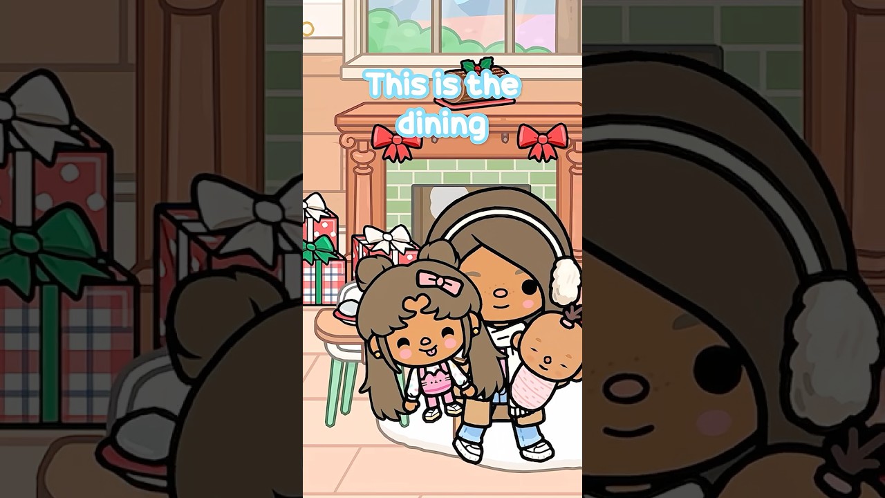 Our Christmas Family House Tour 🎄 #tocaboca