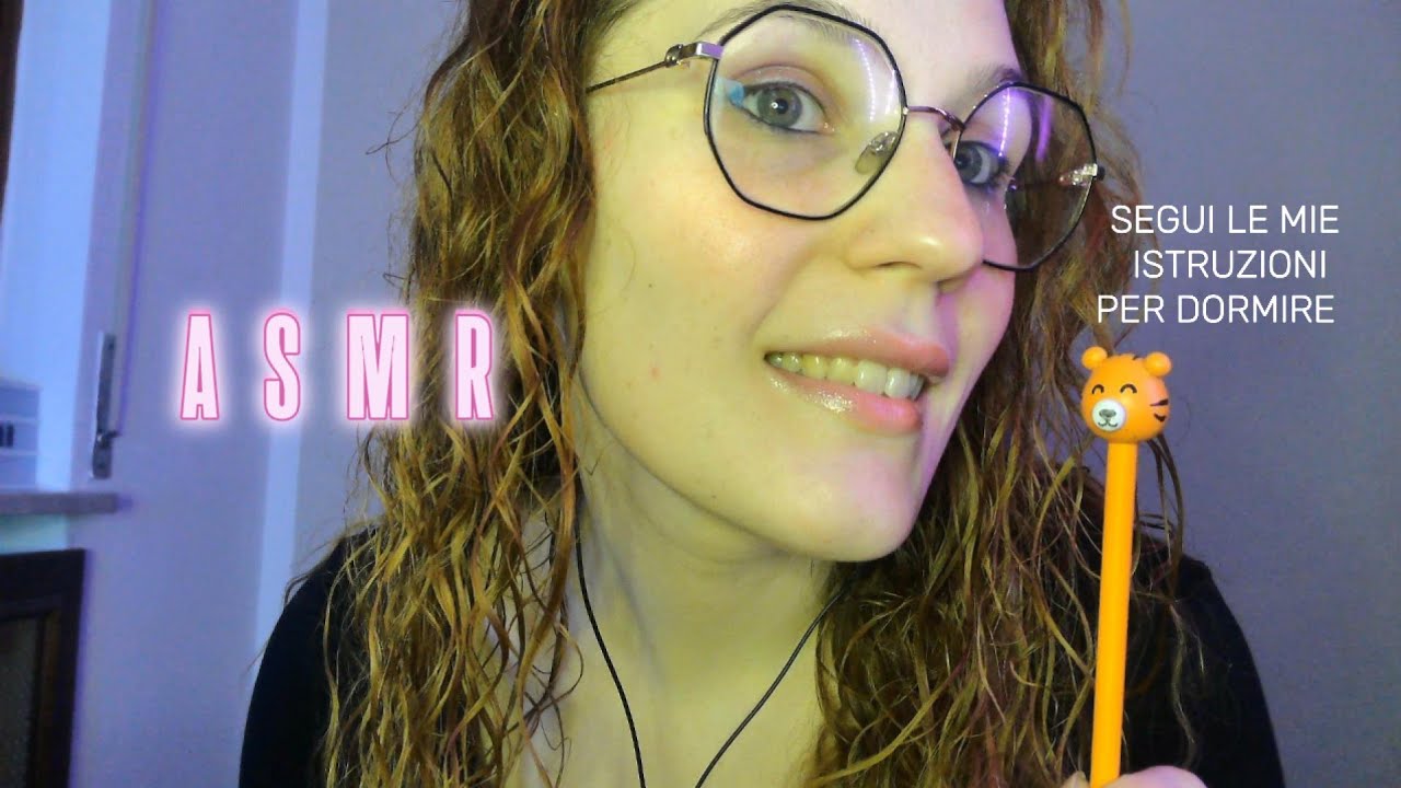 ASMR - SEGUI LE MIE ISTRUZIONI PER DORMIRE (hand movements)