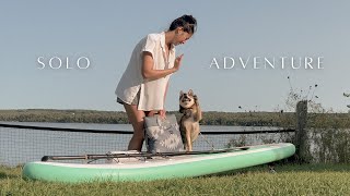 SOLO ADVENTURE (with my SHIBA INU) paddle & swim 💦 by Aoki and Anaïs 1,361 views 7 months ago 8 minutes, 4 seconds