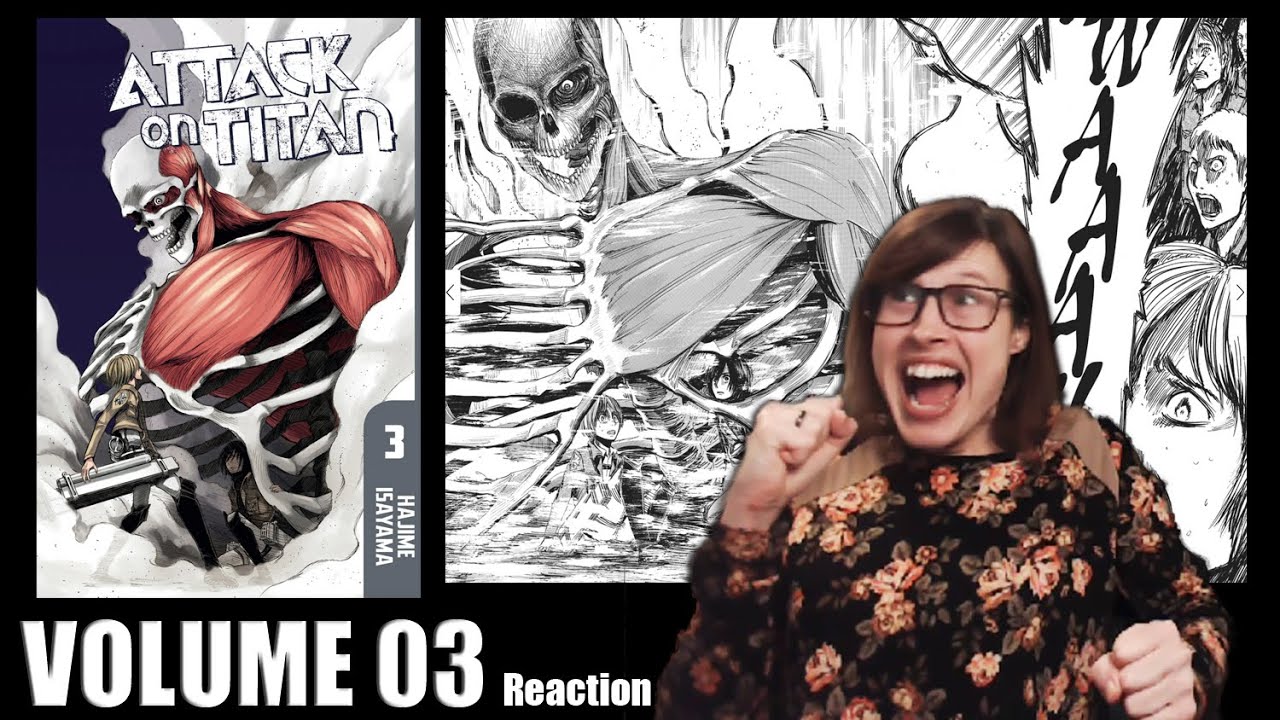 Attack on Titan Manga Volume 3 Reaction! WHERE'S THE LEFT