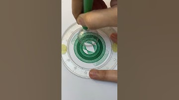 Spirograph Spiral Pattern ASMR | Satisfying Art for Relaxation! #art #shorts #spirograph #satisfying