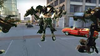 Transformers 3 (2011) Ironhide and Sideswipe vs Dreads - Stop Motion