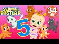 12345 şarkısı ile 30 dk Sevimli Dostlar Bebek Şarkıları | Adisebaba TV Nursery Rhymes Mp3 Song