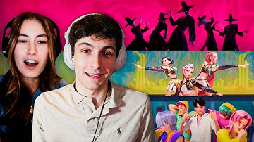 NON K-POP FAN ANIMATORS FIRST TIME REACTION - KPop Demon Hunters MV