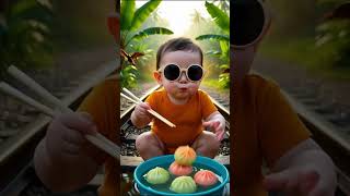 Download Lagu Why is this baby on the train tracks? 😳 | Duri Duri Song | BabyNova 14 ||. MP3