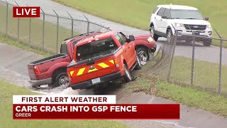 Cars crash into fence at Greenville-Spartanburg International Airport by FOX Carolina News 359 views 13 hours ago 27 seconds