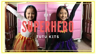 Superhero Tutu Kits by DC Superhero Girls (no-sew!) | kzvDIY