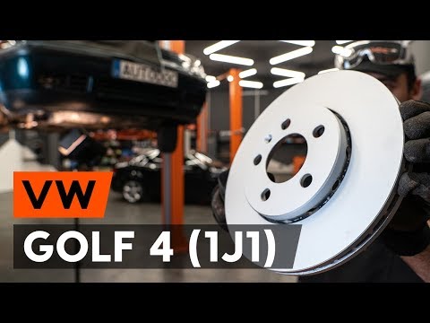 Как заменить передние тормозные диски на VW GOLF 4 (1J1) [ВИДЕОУРОК AUTODOC]