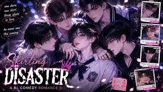 He Wore a Skirt as a Dare… Then 3 Guys Fell for Him 😳 | BL Harem Romance