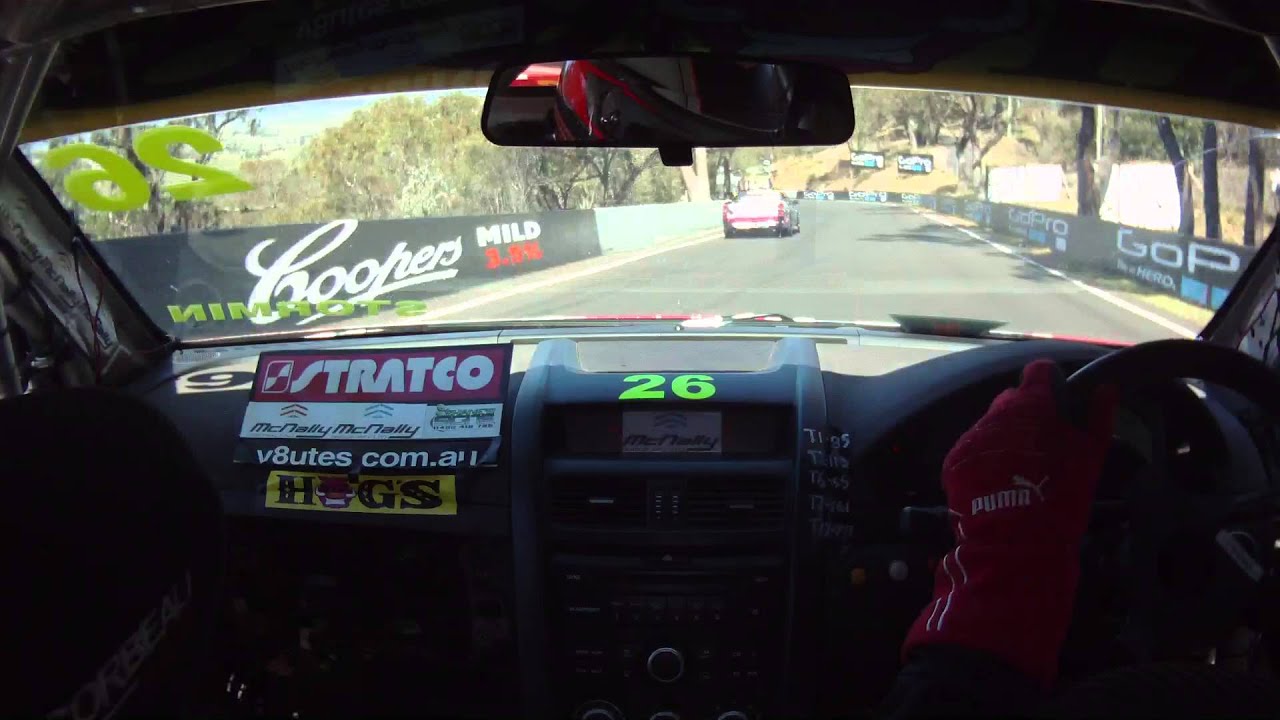 v8 ute australia Wild Bathurst V8 Ute Hot Lap!