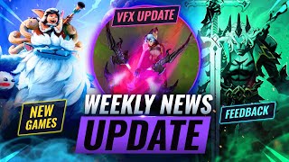 NEWS UPDATE: Varus VFX + 3 NEW GAMES & MORE - League of Legends Preseason 2022