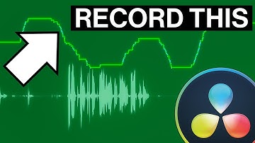 How to record volume automation in real time as the video plays back in DaVinci Resolve Fairlight