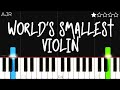 AJR - World’s Smallest Violin | EASY Piano Tutorial