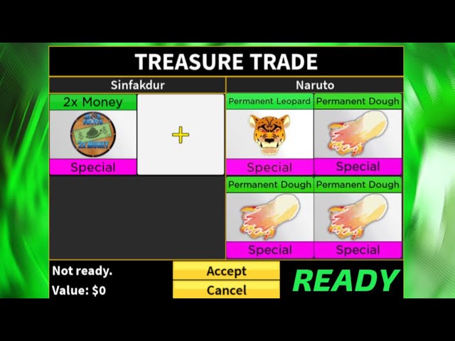 Trading either +1 storage, 2x mastery or 2x money for dough or best offer :  r/bloxfruits