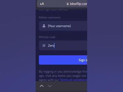 ZeroBal - How to use promocode Affiliate code on Bloxflip 