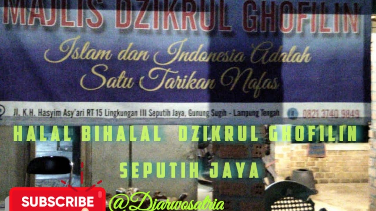 Halal bihalal majlis dzikrul ghofilin, 