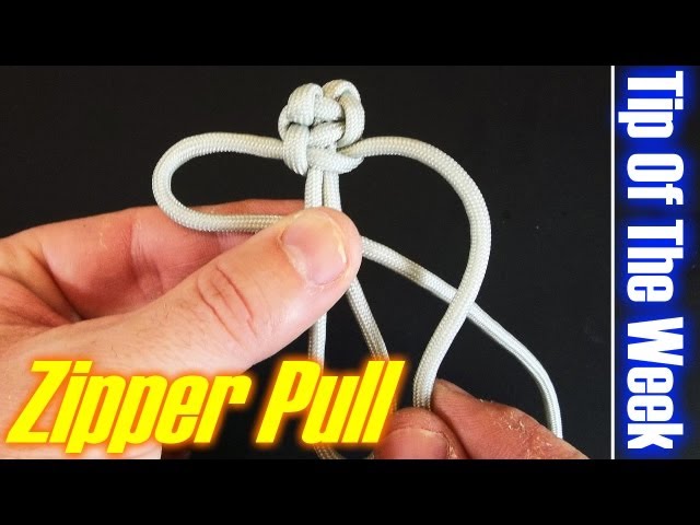DIY paracord zipper pulls on the Brain Bag  Paracord zipper pull, Paracord,  Zipper pulls
