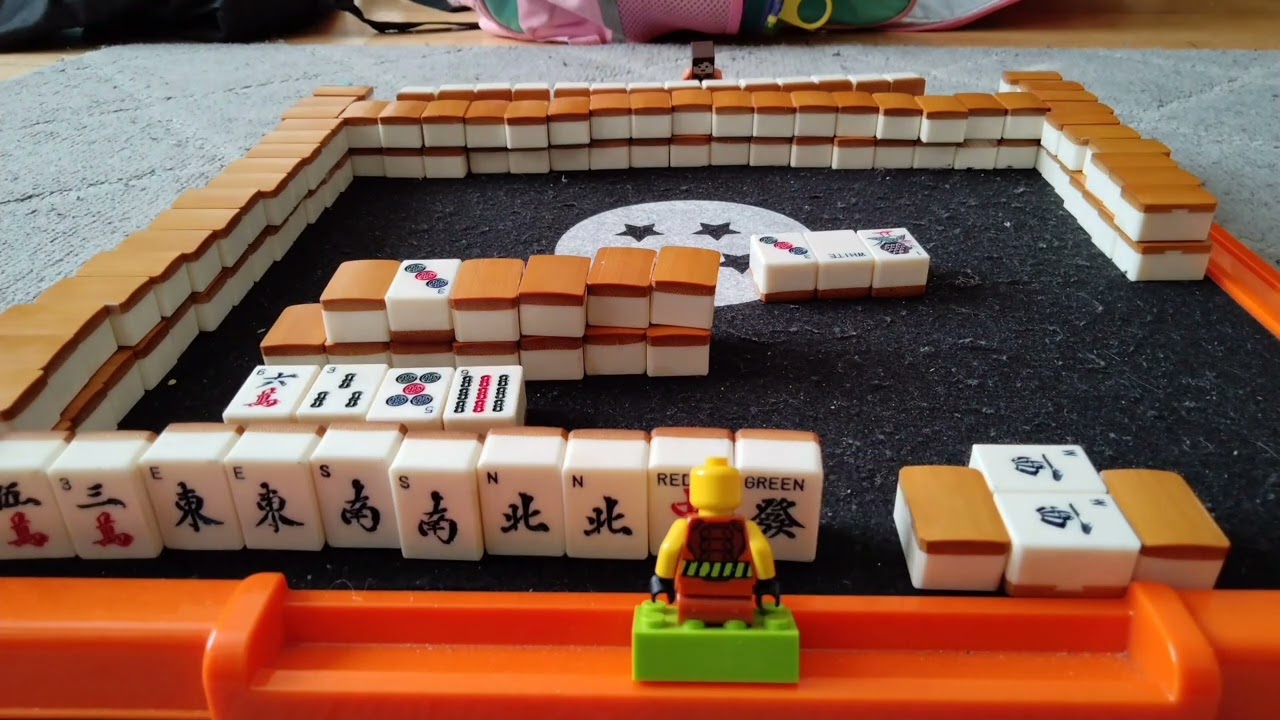 lego man majong レゴマン３倍役満あがる