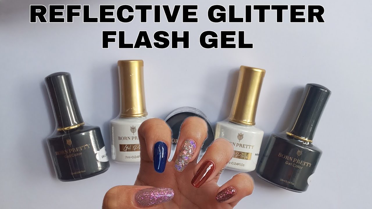 Pretty Flash Reflective Glitter Gel Polish for Nail Salon