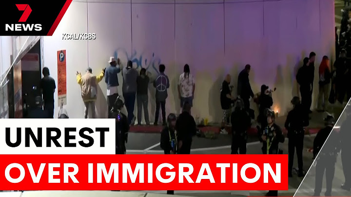Nationwide protests against Trump's immigration crackdown | 7NEWS