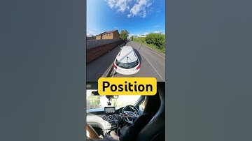 How to position your car in the CENTRE #driving #car #learn #howto #teacher #family #funny