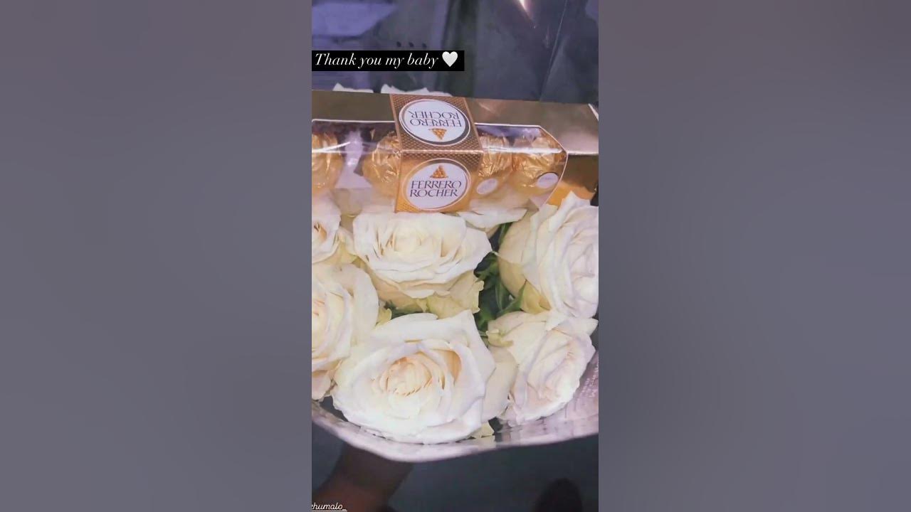 #flowers #roses #whiteroses #gift #chocolate #relationship #lovers