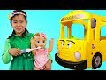 Jannie Pretend Play Morning School Routine w/ Baby Doll Toy – Learn Counting Numbers