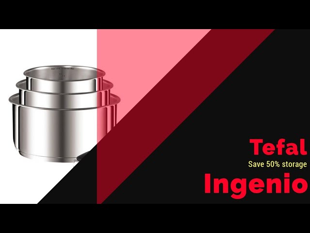 Tefal Ingenio Emotion, inox - 20-piece pot and pan set, L897SK04