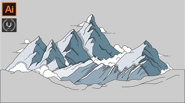 Adobe Illustrator CC Tutorial - How to Make a Beautiful Landscape Background Design