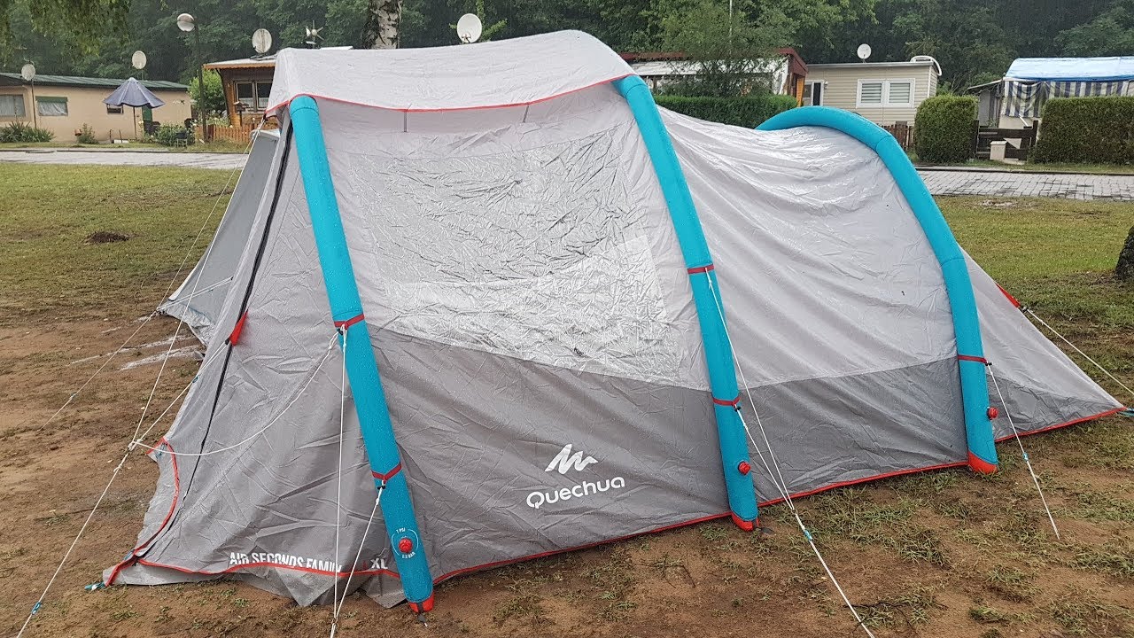 Quechua Air Seconds 41 Xl Family Camping Tent Putting It