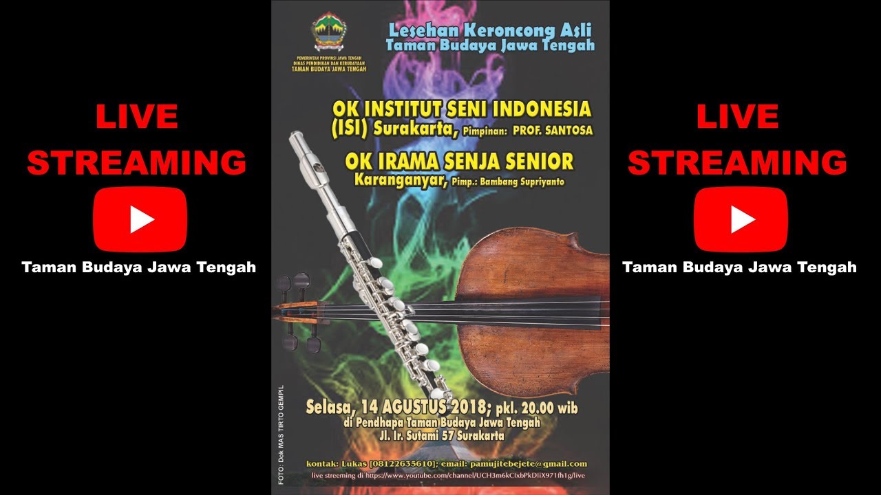 LESEHAN KERONCONG ASLI Bulan Agustus || Live Streaming Pendopo  TBJT Surakarta